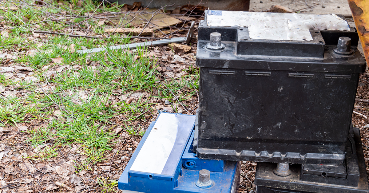 Dead car batteries