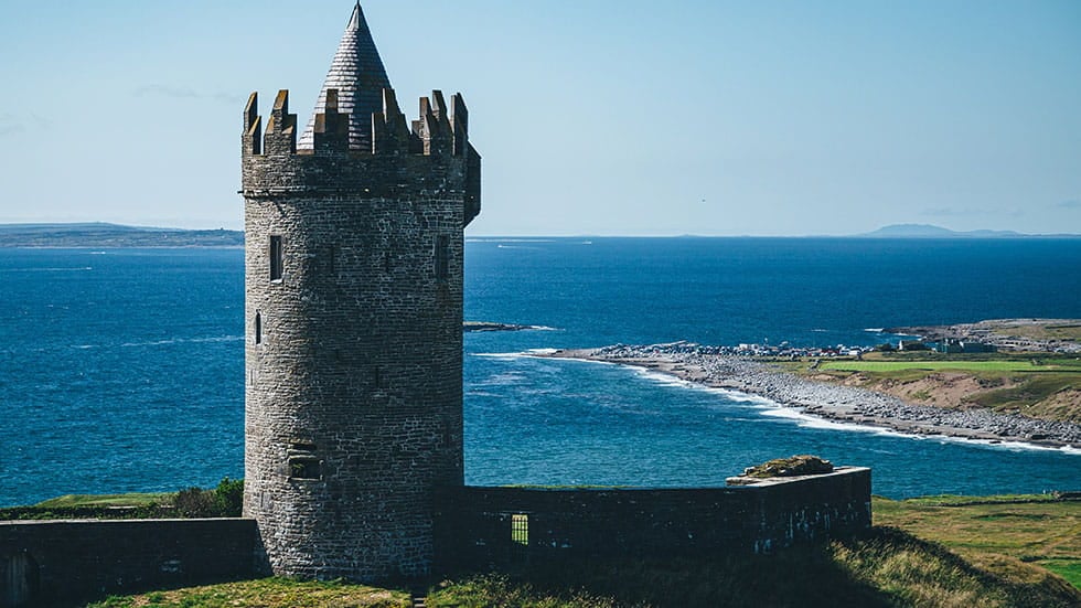 Doonagore Island. Photo courtesy of  Jesse Gardner/Unsplash.com