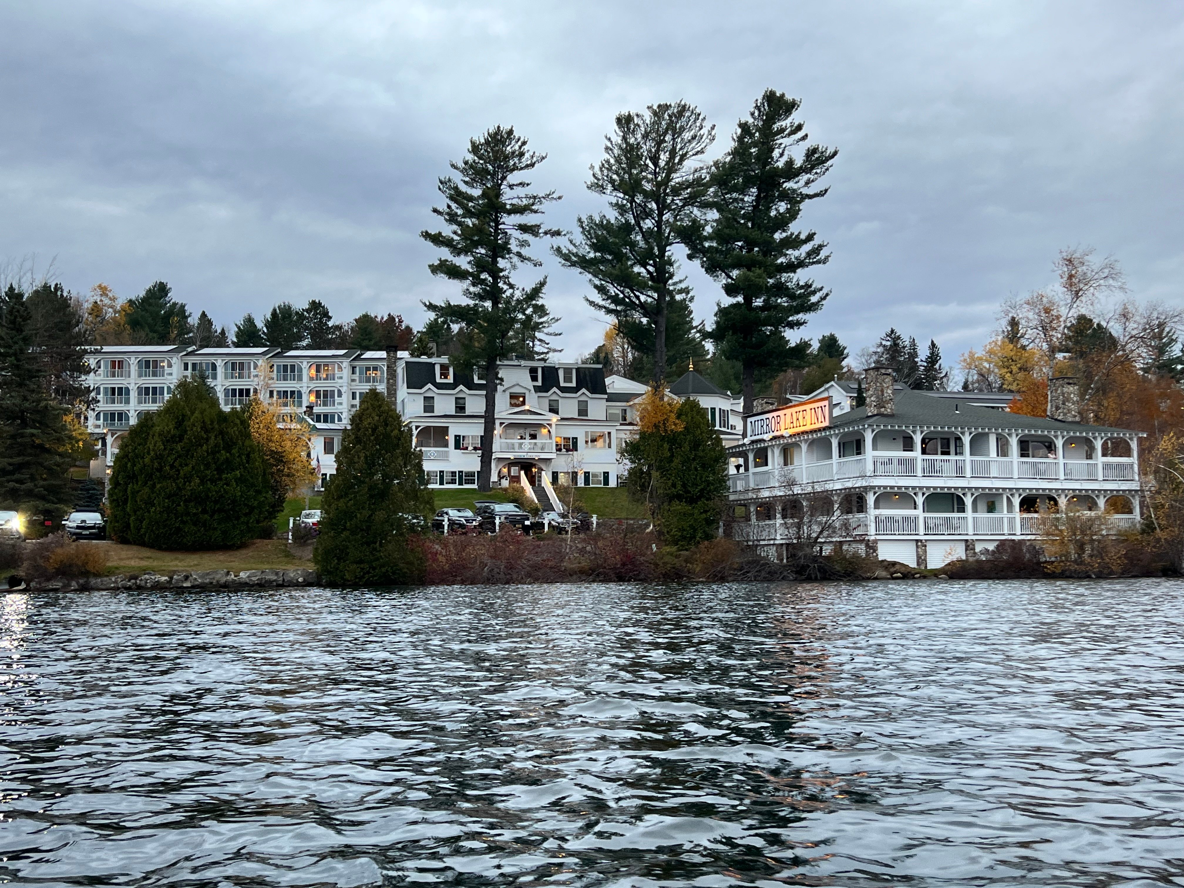 Mirror Lake Inn Captured from on Mirror Lake