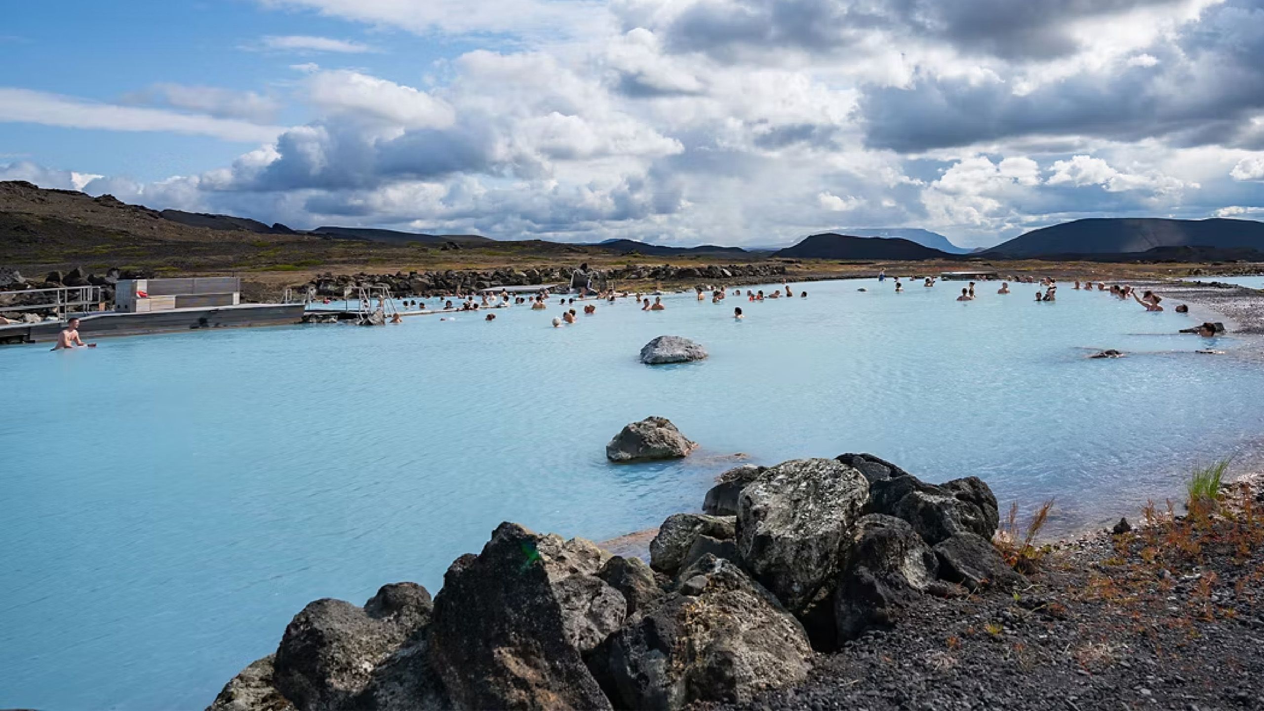 Iceland natural hot springs